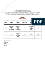 Borrador de Horario 2015-2016