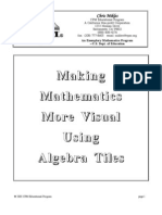 Make Math Visual w Alg Tiles