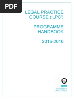 BPP LPC Handbook