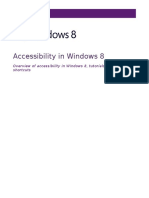Win8 Accessibility Tutorials