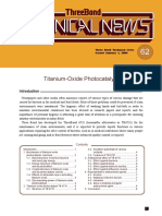 Titanium Oxide Photocatalyst