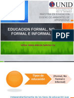 Tipos de Educación Formal-No Formal-Informal