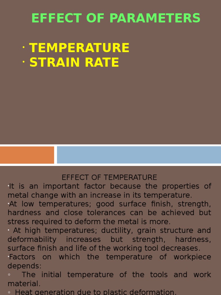 Strain Rate Effects on Metal Properties | PDF