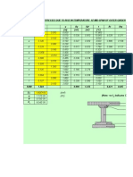 Computation of stresses due to temperature changes in outer girder