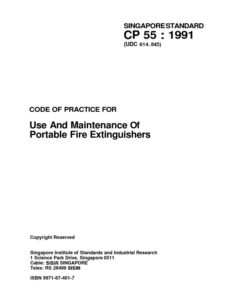 CP 55 PDF | PDF | Fires | Chemistry