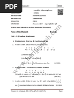 Probability and QUeuing Theory Formula