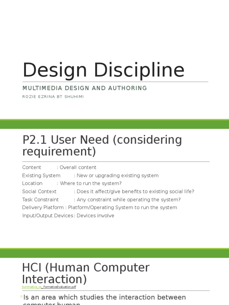 Design Discipline | PDF | Instructional Design | Educational Psychology