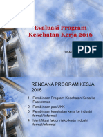 Evaluasi Program Kesehatan Kerja 2016.pptx