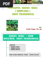 Download 12Bahan Baku Ot - 1- Simplisia by Yanuar Adam Z SN332240244 doc pdf