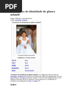 Transtorno de Identidade de Gênero Infantil