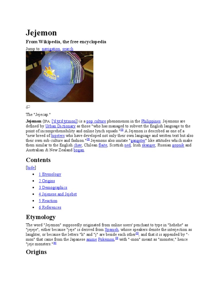 Jejemon PDF Communication Human Communication