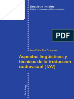 Aspectos lingüísticos y técnicos de la traducción audiovisual