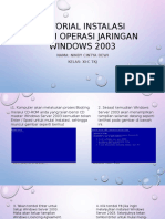 Tugas Tutorial Instalasi Windows 2003 - Nindy