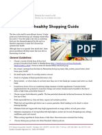 Liver-Healthy Shopping Guide: General Guidelines