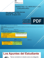 Proceso de Marketing Y El Mercado Y Los Consumidores