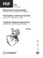 Indesit WT 102 Washing Machine