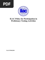 ILAC P9 Proficiency Testing Policy 2024 | PDF