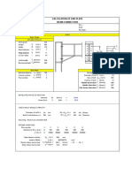 Calculation of End Plate Beam Connection: Data Steel Shape