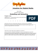 Animation Production Evaluation Form Week 3