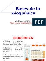 Bases de La Bioquimica