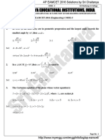 AP EAMCET 2016 Engineering Test Solutions by Sri Chai