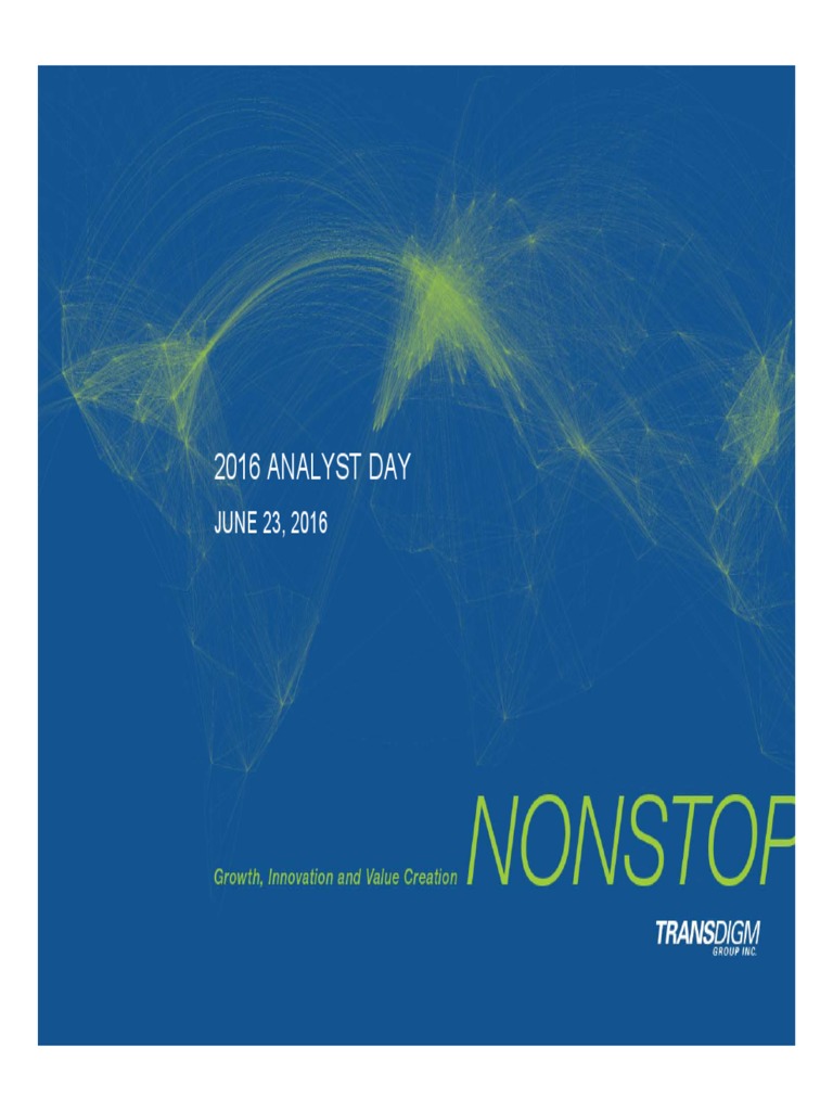 Analyst Day: Aerospace Insights | PDF | Free Cash Flow | Mergers And ...