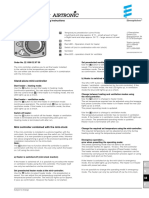 NITE Heaters Espar Operation Manual Airtronic Mini Controller Instructions