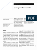Review. Aqueous Polyurethane Dispersions