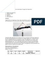 Toggle Joint