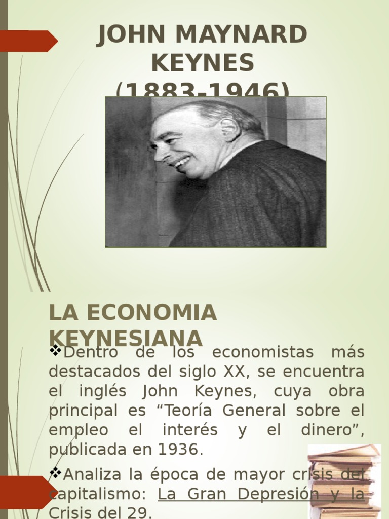 Teoria De KEYNES Macroeconomia La Pol tica Fiscal John Maynard Keynes