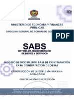 DBC - Obras - Por Excepcion Huarina - Achacachi 3ra Invitacion