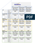 February To June 2017 NZ Schedule
