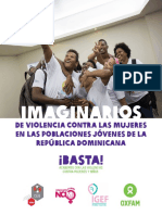 Imaginarios de Violencia Contra Las Mujeres en Las Poblaciones Jóvenes de La República Dominicana