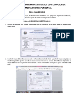 Elaborar Certificados Combinar Correspondencia PDF