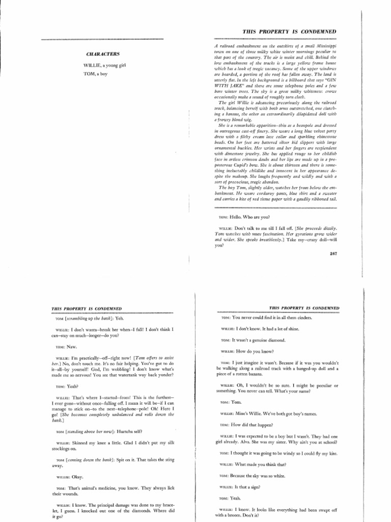 This Property Is Condemned PDF