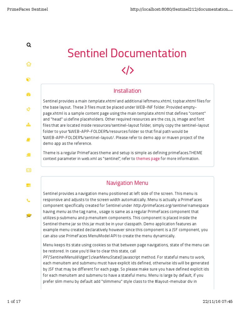 Sentinel Layout and Responsive Design Guide | PDF | Cascading Style ...