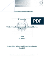 Unidad 1. Antecedentes de La Criminalidad en Mexico