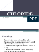 Chloride: By: Group 7