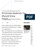 10 Female Dadaists You Should Know