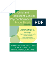 Child and Adolescent Clinical Psychopharmacology