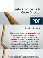 Costo Absorbente & Directo