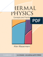 Thermal Physics (Concepts and Practice) Allen-L-Wasserman-CAMBRIDGE PDF