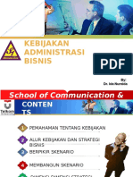 Kebijakan Administrasi Bisnis