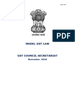 25112016-Draft Model GST Law