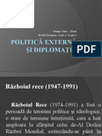 Politica Externa Si Diplomatie