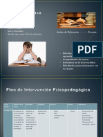 Plan de Intervención Psicopedagógico