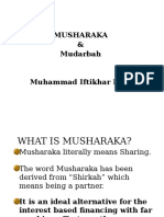 Musharakah & Mudarbah