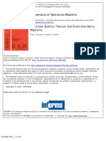 Directional Stability Theorem and Directional Metric Regularity