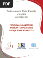 Posicionamento Sbd Sbem Sbn sobre doenças renais em diabéticos