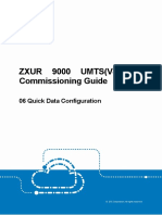 ZXUR 9000 UMTS (V4.14.10) Commissioning Guide-06 Quick Data Configuration - R1.1